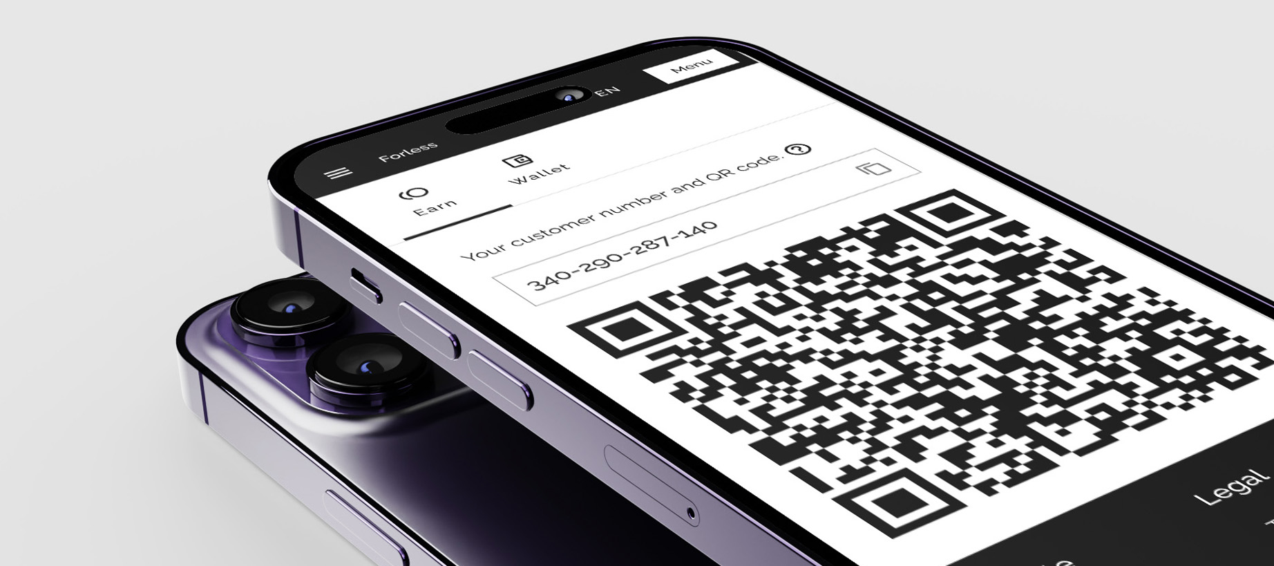 Kod QR w aplikacji Forless