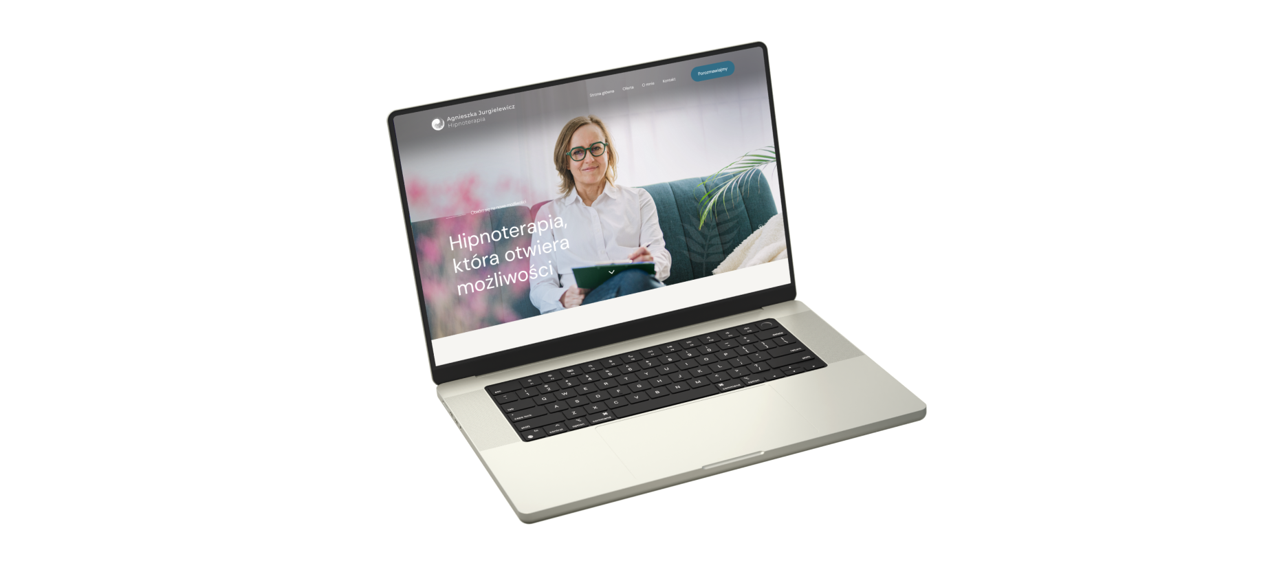 Pierwszy widok strony internetowej Jurgielewicz hipnoterapia