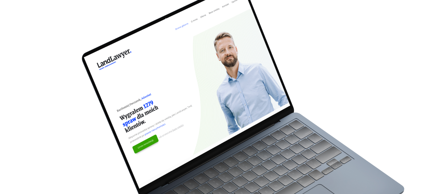 Strona internetowa landlawyer.com.pl - specjalista w prawie nieruchomości