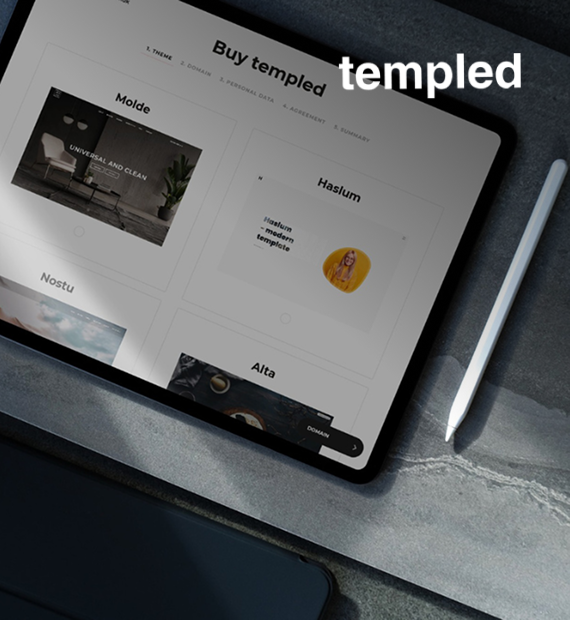 Aplikacja Templed na urządzeniu mobilnym