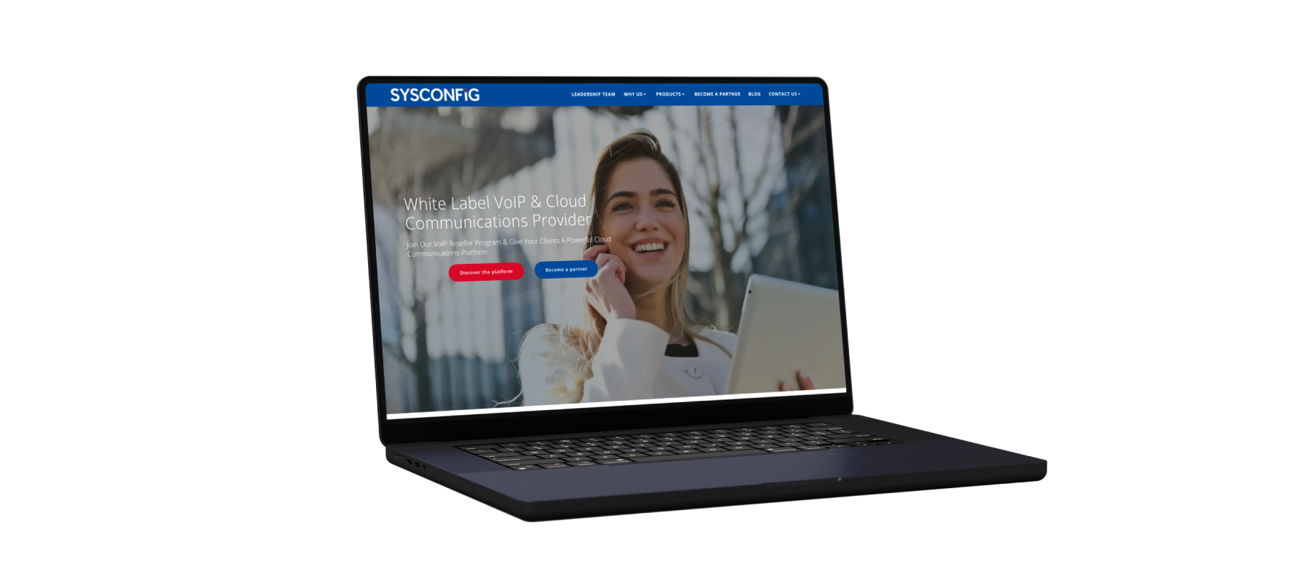 Widok strony internetowej Sysconfig